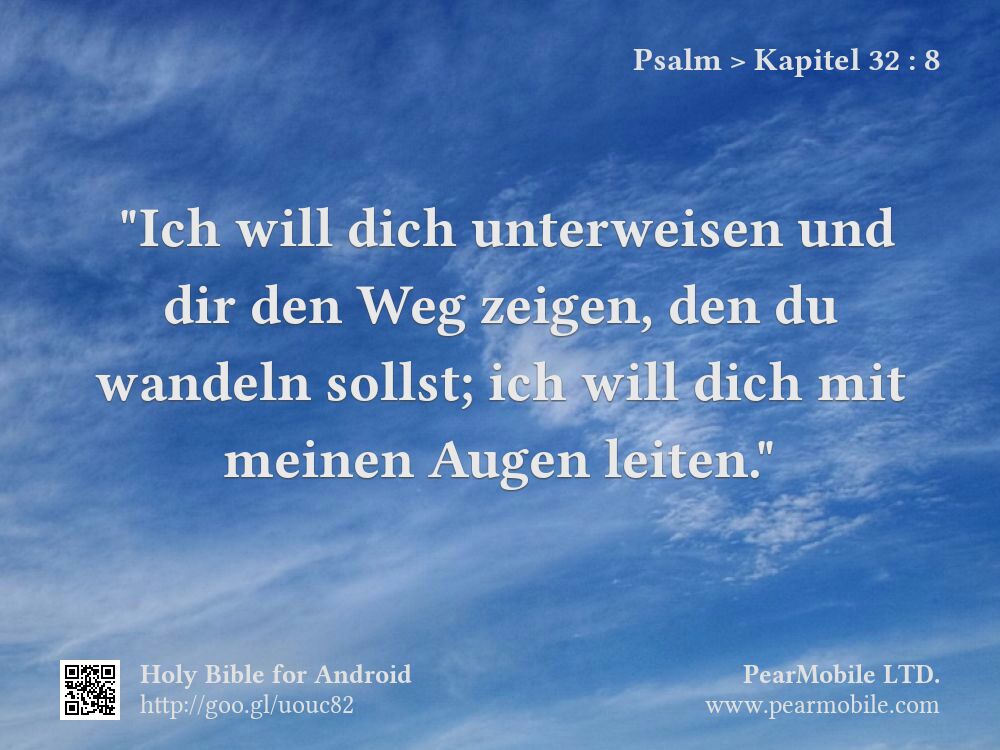Psalm, Kapitel 32:8